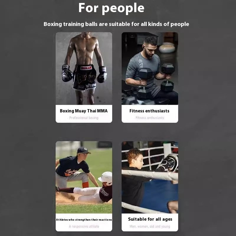 Kopfmontierter Box-Reaktionstrainingsball